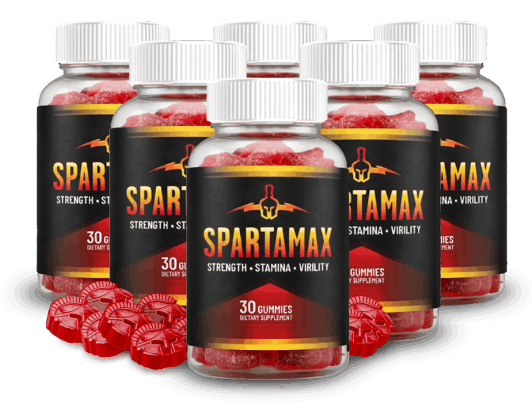 Spartamax male vitality gummies bottles